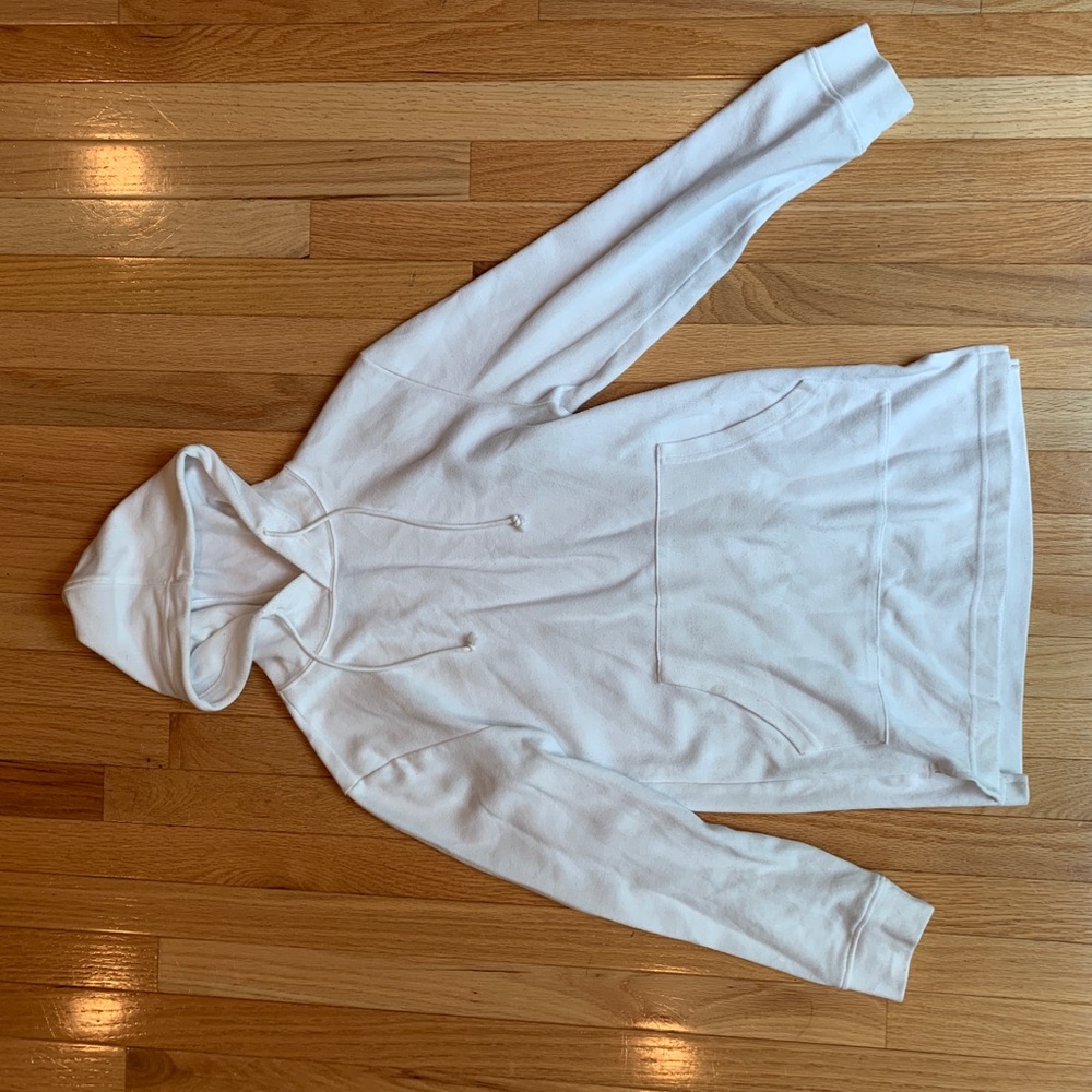 White hoodie